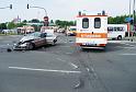 Schwerer Unfall mit Reisebus Lohmar Donrather Dreieck P317